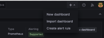 Import dashboard